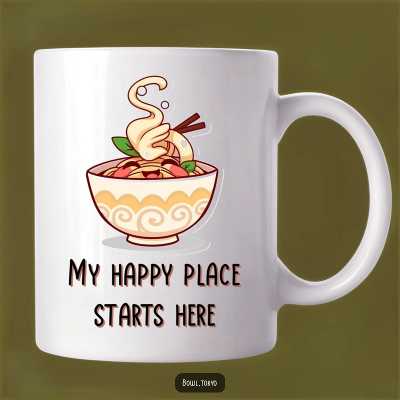 Funny Giggling Ramen Bowl Mug: A Hilarious and Hearty Mealtime Gift