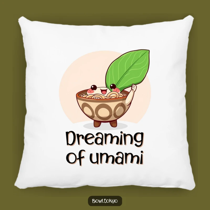 Funny Happy Ramen Nori Pillow: Cuddle Up with This Deliciously Humorous Cushion