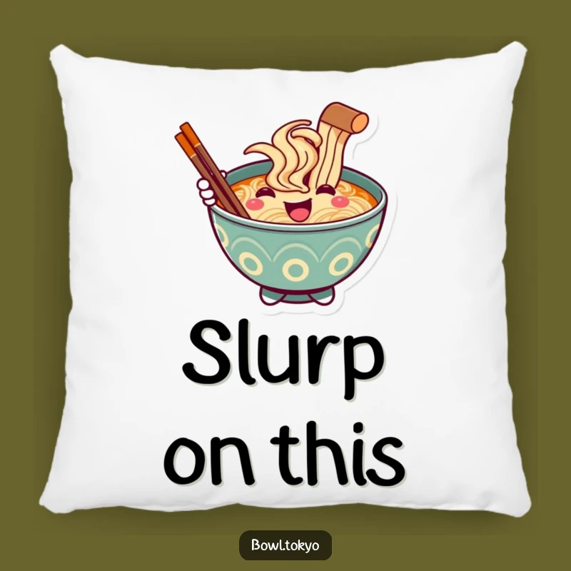 Funny Huggable Ramen Bowl Pillow, a Cute and Friendly Comfort Gift