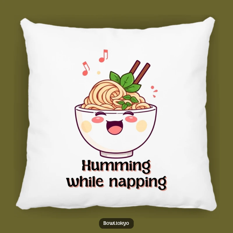 Funny Singing Ramen Pillow - Cozy Musical Noodle Cushion