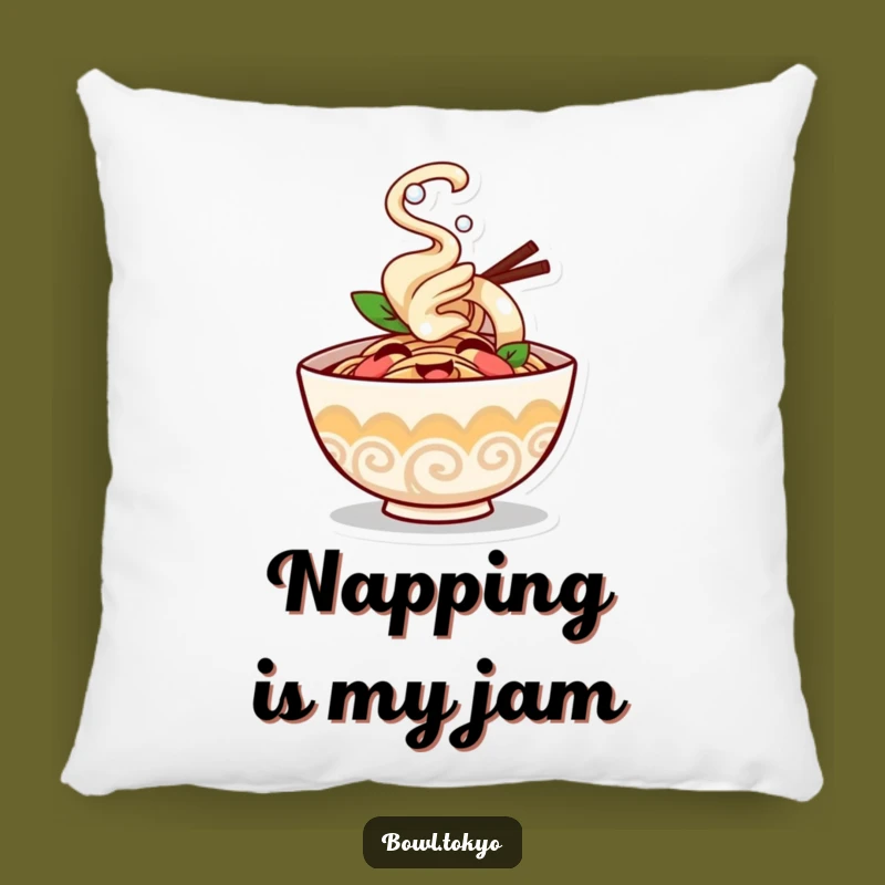 Funny Giggling Ramen Bowl Pillow: Cuddle Up with This Hilarious Comfort