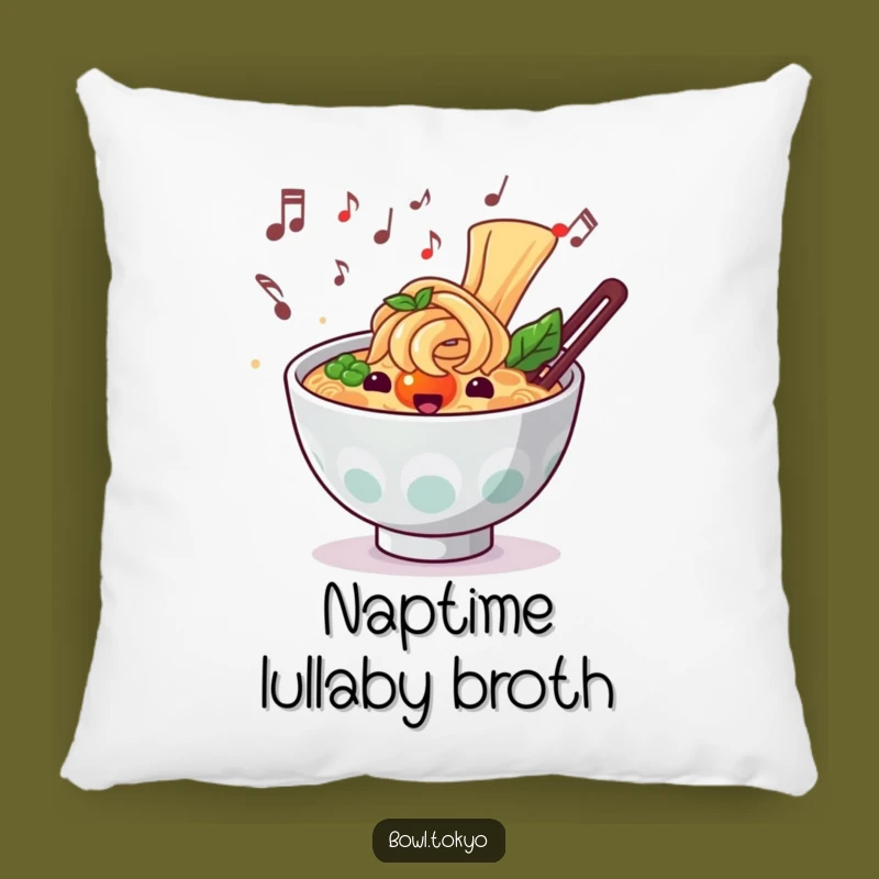 Funny Musical Ramen Pillow: Cozy Comfort with a Symphony of Fun