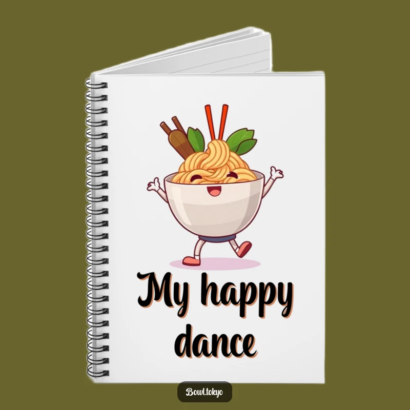 Funny Happy Ramen Notebook: Jot Down Your Joyful Thoughts