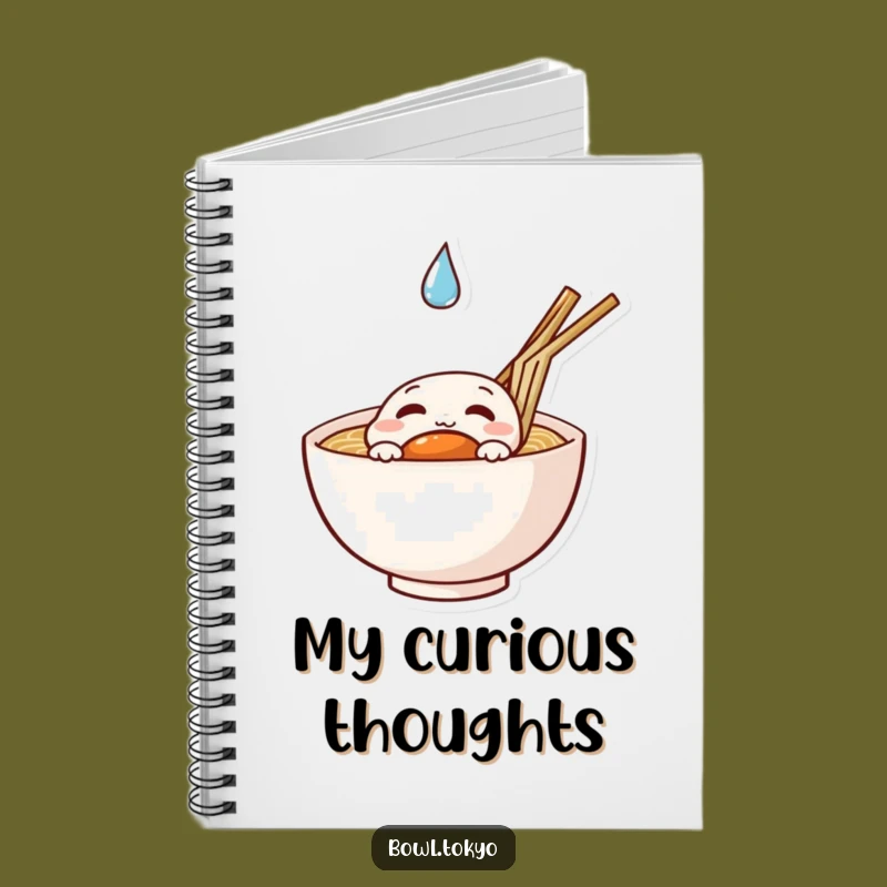 Funny Curious Ramen Notebook: Document Your Discoveries
