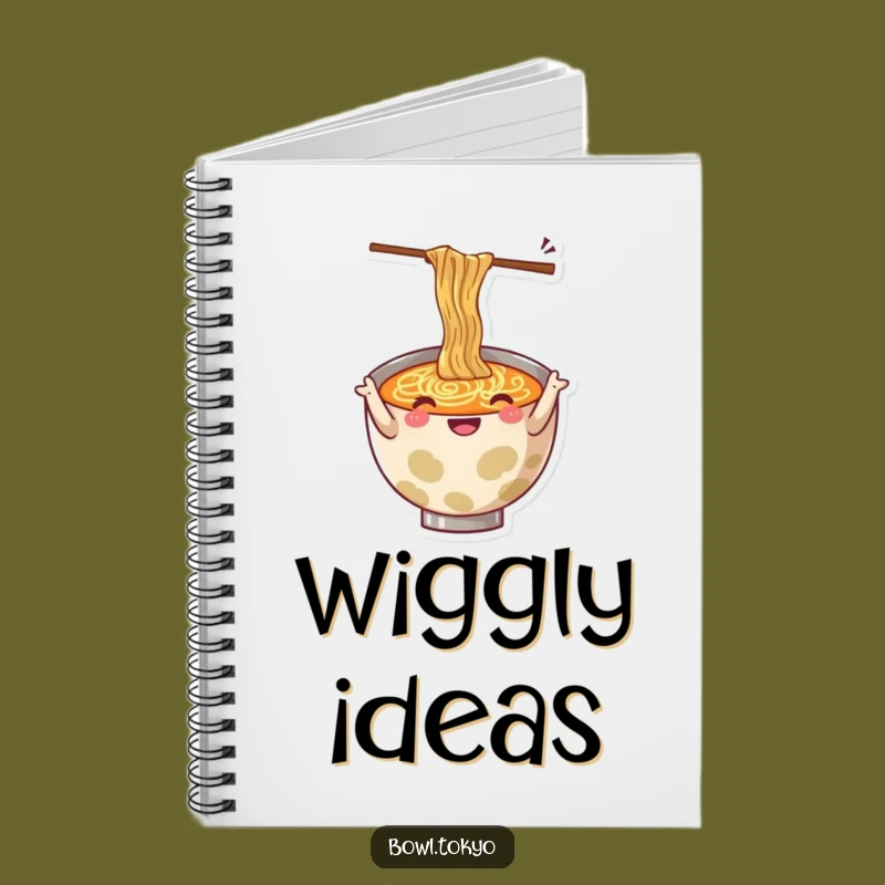 Funny Ramen Gesturing Notebook: Wiggling Chopsticks Journal, Perfect Funny Gift for Notes