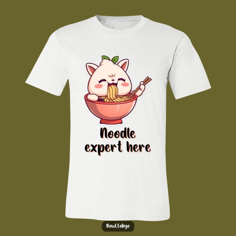 Funny Ramen Bowl Noodle Slurp T-Shirt - Comical Character Tee for Joyful Gifts