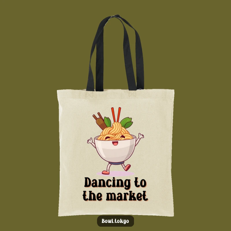 Funny Happy Ramen Tote Bag: Carry Your Joy and Essentials